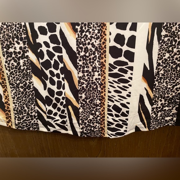 Perception Concepts NWT Animal Print Sleeveless Top Blouse L - Picture 5 of 7